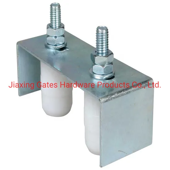 Galvanized Sliding Gate Nylon Guide Wheel Bracket 