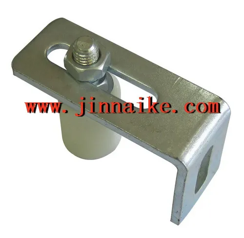 Sliding Gate Upper Guide Bracket with Nylon Wheel 